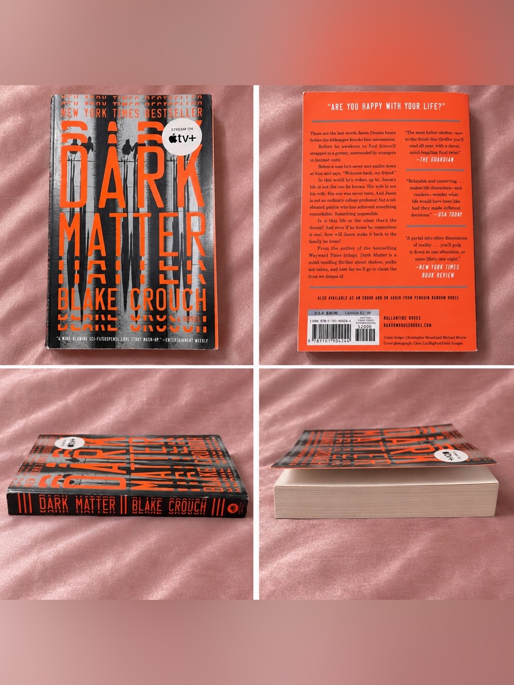 Dark Matter β Suspense Novel in Orange and Black